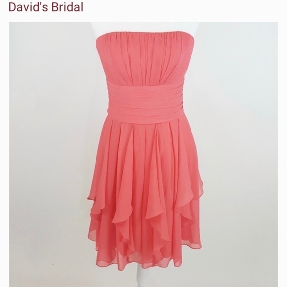 Women’s David’s Bridal Bridesmaids Dress - Picture 2 of 3